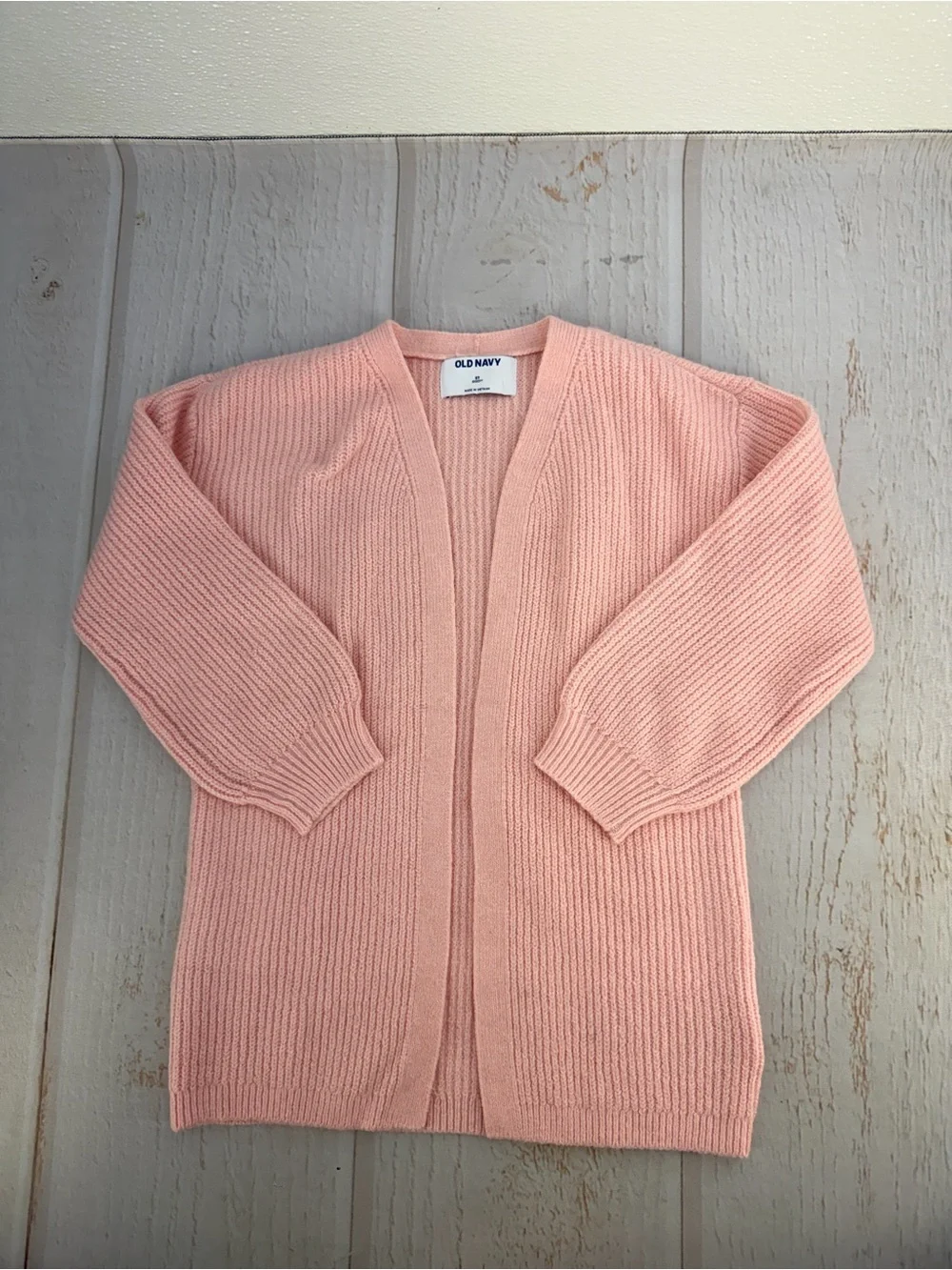 Old Navy Toddler Girls Pink Open Front Cardigan Sweater Size 5T NWT